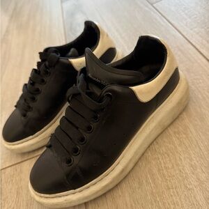 Alexander McQueen Black and White Sneakers